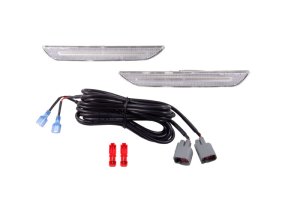 Ford Mustang Side Marker Light Assembly - Left and Right Side - Diode Dynamics - LED Sidemarkers Clear - `15-`23